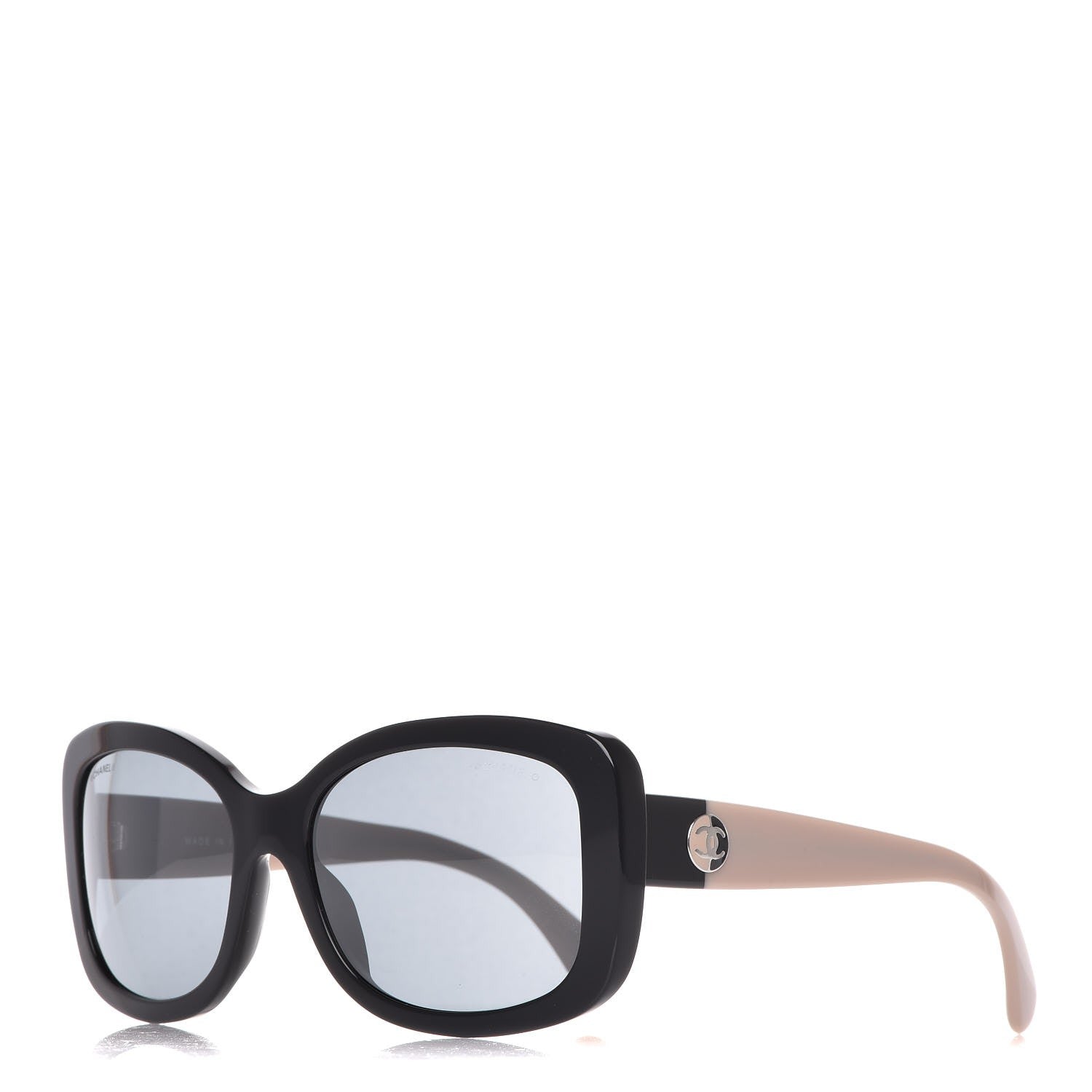 Chanel CC Sunglasses 5322 Black White 1 of 8