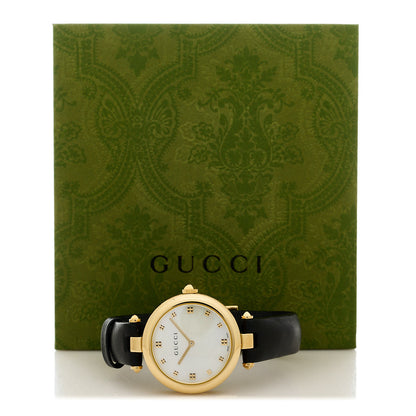 Gucci Stainless Steel Calfskin Mother of Pearl 32mm Diamantissima Quartz Watch 5 of 5