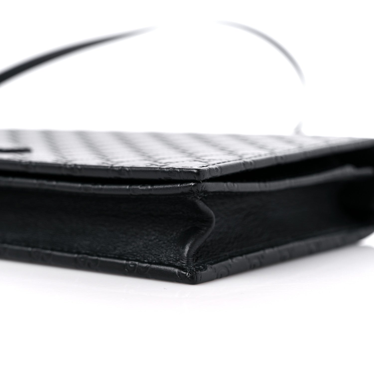 Gucci Microguccissima Crossbody Wallet Black 8 of 9