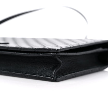 Gucci Microguccissima Crossbody Wallet Black 8 of 9
