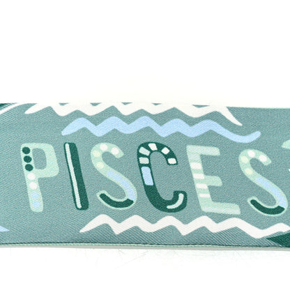 Louis Vuitton Silk LV Star Sign Pisces BB Bandeau Vert d'eau 3 of 4