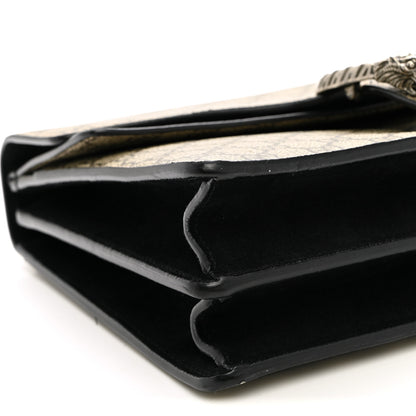 Gucci GG Supreme Monogram Medium Dionysus Shoulder Bag Black 9 of 12
