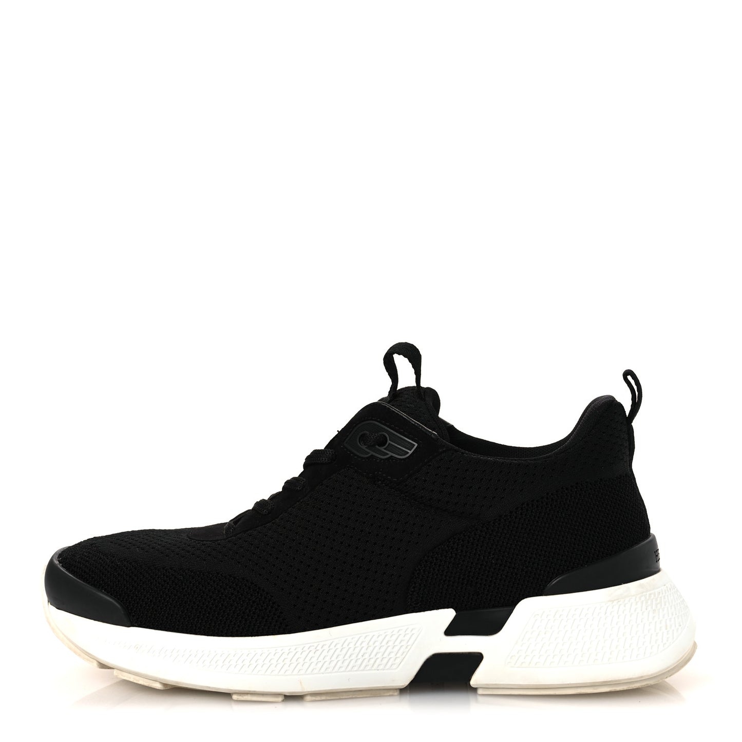 Technical Knit Suede Heros Sneakers 40 Black