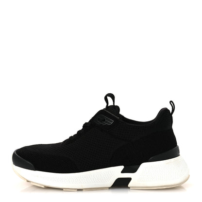 Hermes Technical Knit Suede Heros Sneakers 40 Black 1 of 15