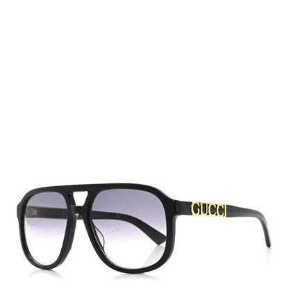 Gucci Acetate Square Frame GG1188S Sunglasses Black 1 of 7