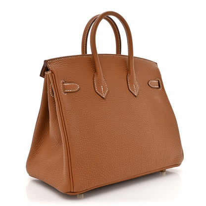 Hermes Togo Birkin 25 Gold 3 of 13
