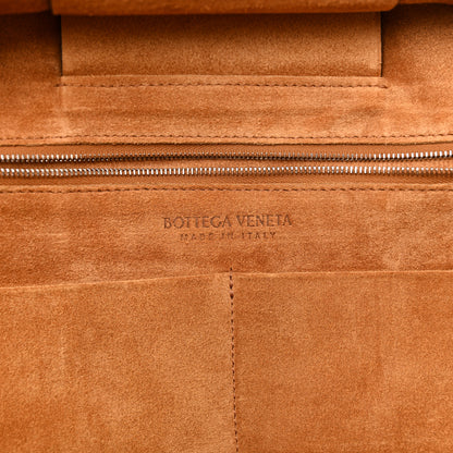 Bottega Veneta Grained Calfskin Maxi Intrecciato Medium Arco Black 5 of 13