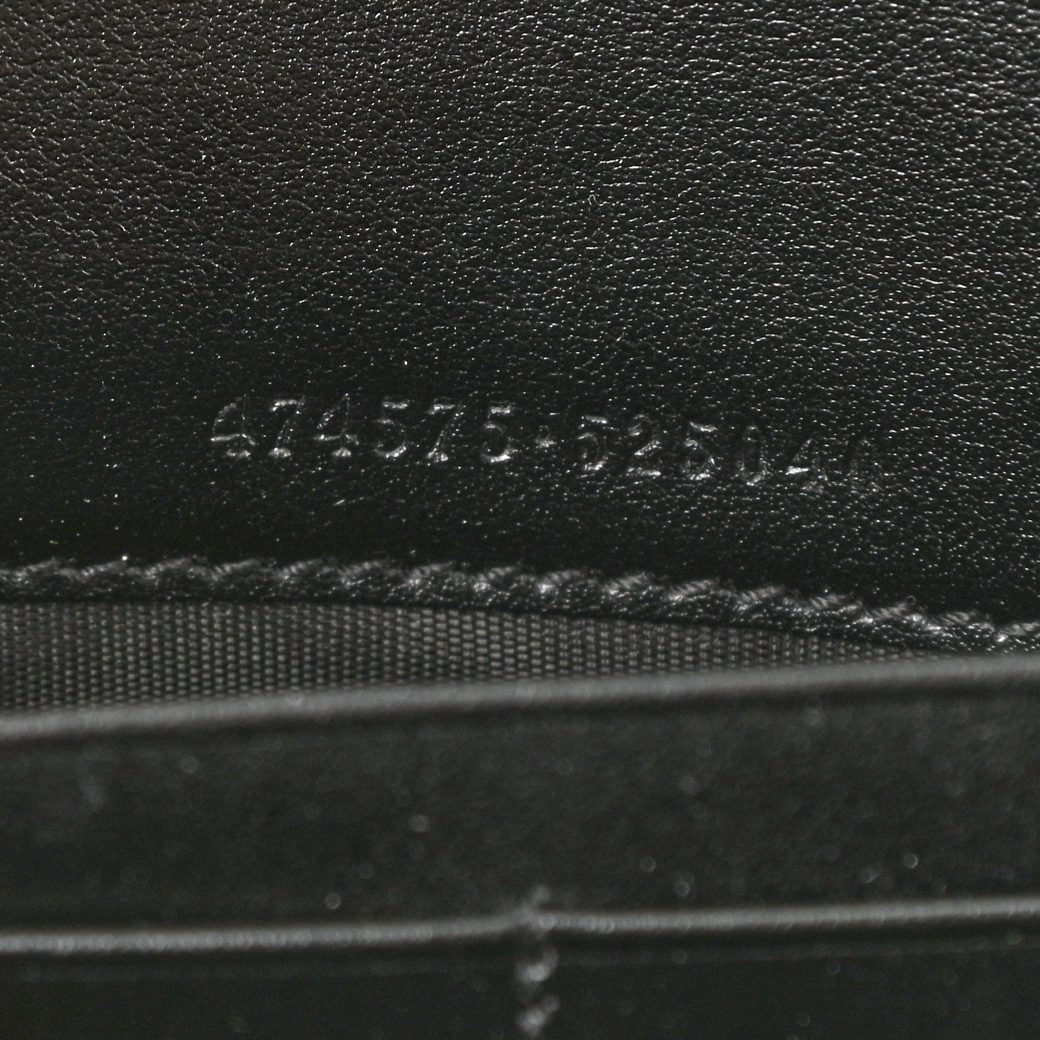 Gucci Calfskin Matelasse GG Marmont Chain Wallet Black 7 of 8
