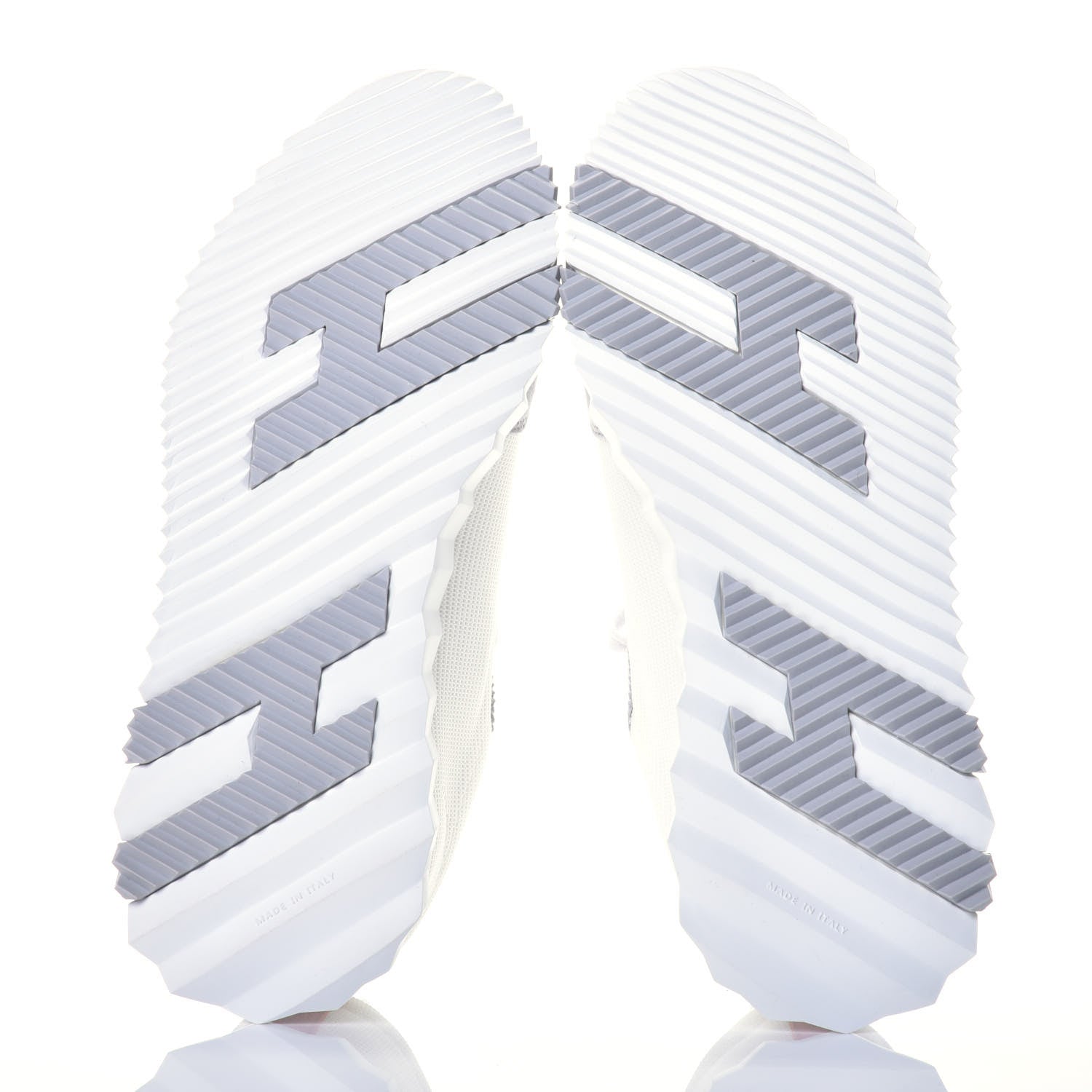 Hermes Technical Canvas Suede Goatskin Bouncing Sneakers 37.5 White Multicolor 5 of 8