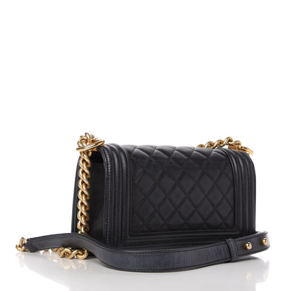 Chanel Calfskin Quilted Small Boy Flap Black 3 of 11