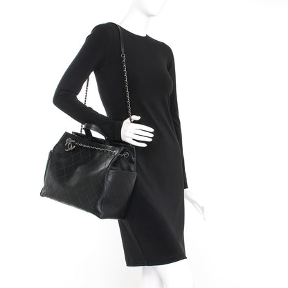 Chanel Calfskin CC Pocket Tote Black 2 of 9