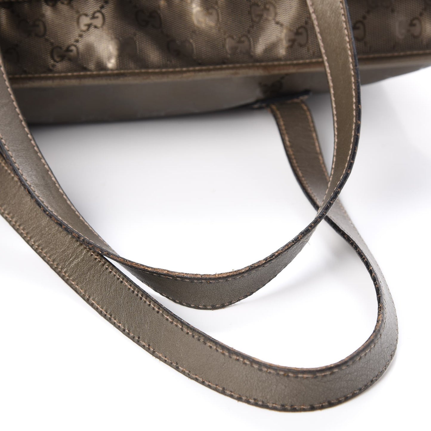 Imprime Monogram Medium Zippered Shopping Tote Pewter