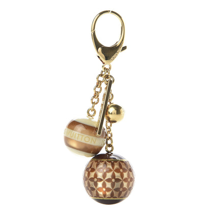 Louis Vuitton Mini Lin Croisette Bag Charm Beige 1 of 3
