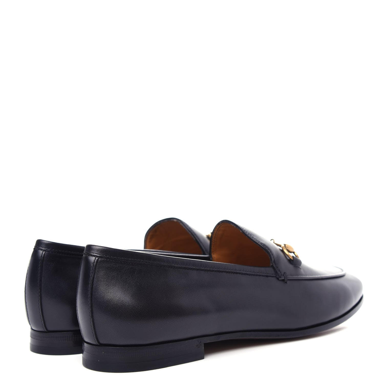 Gucci Calfskin Womens Jordaan Loafers 40 Black 4 of 11