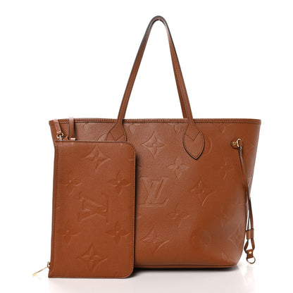 Louis Vuitton Empreinte Monogram Giant Neverfull MM Cognac 3 of 11