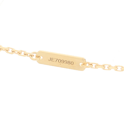 Van Cleef & Arpels 18K Yellow Gold Diamond Vintage Alhambra Pendant Necklace 4 of 5