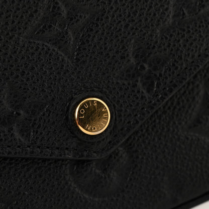 Louis Vuitton Empreinte Pochette Felicie Chain Wallet Black 11 of 13
