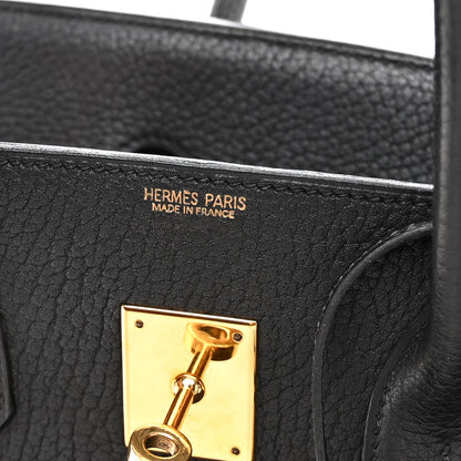 Hermes Fjord Birkin 35 Black 6 of 12