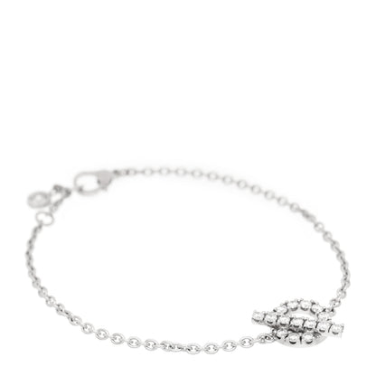 Hermes 18K White Gold Diamond Finesse Bracelet SH 1 of 4