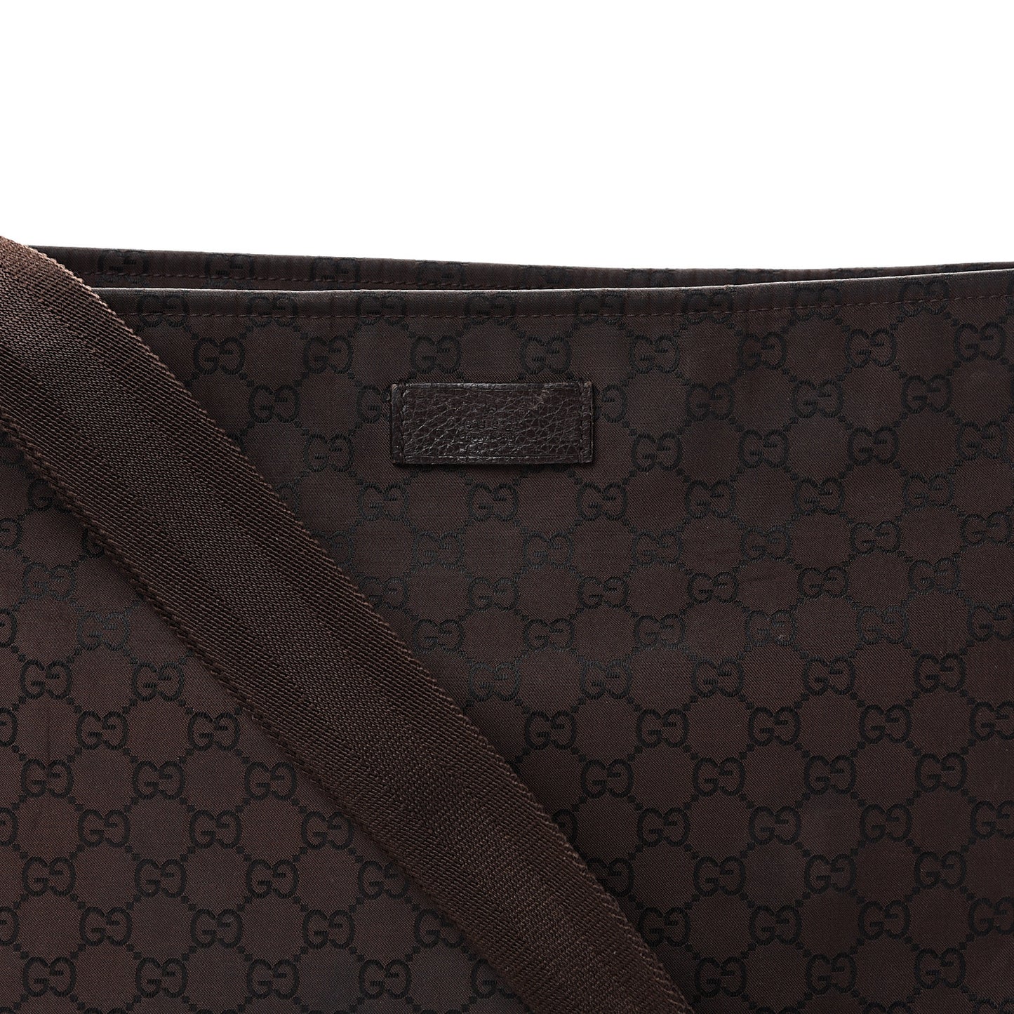 Nylon Monogram Large Messenger Brown