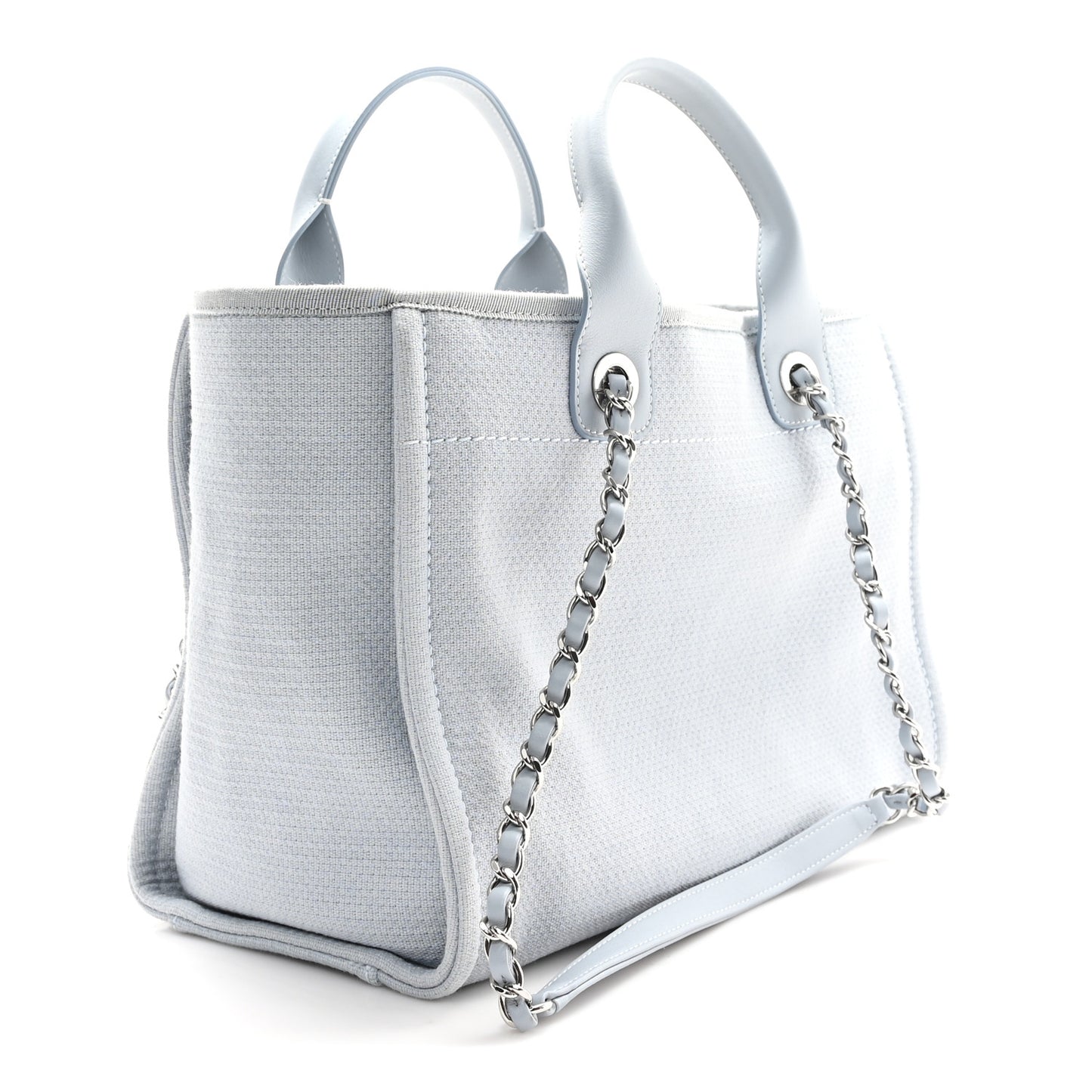 Mixed Fibers Small Deauville Tote Light Blue