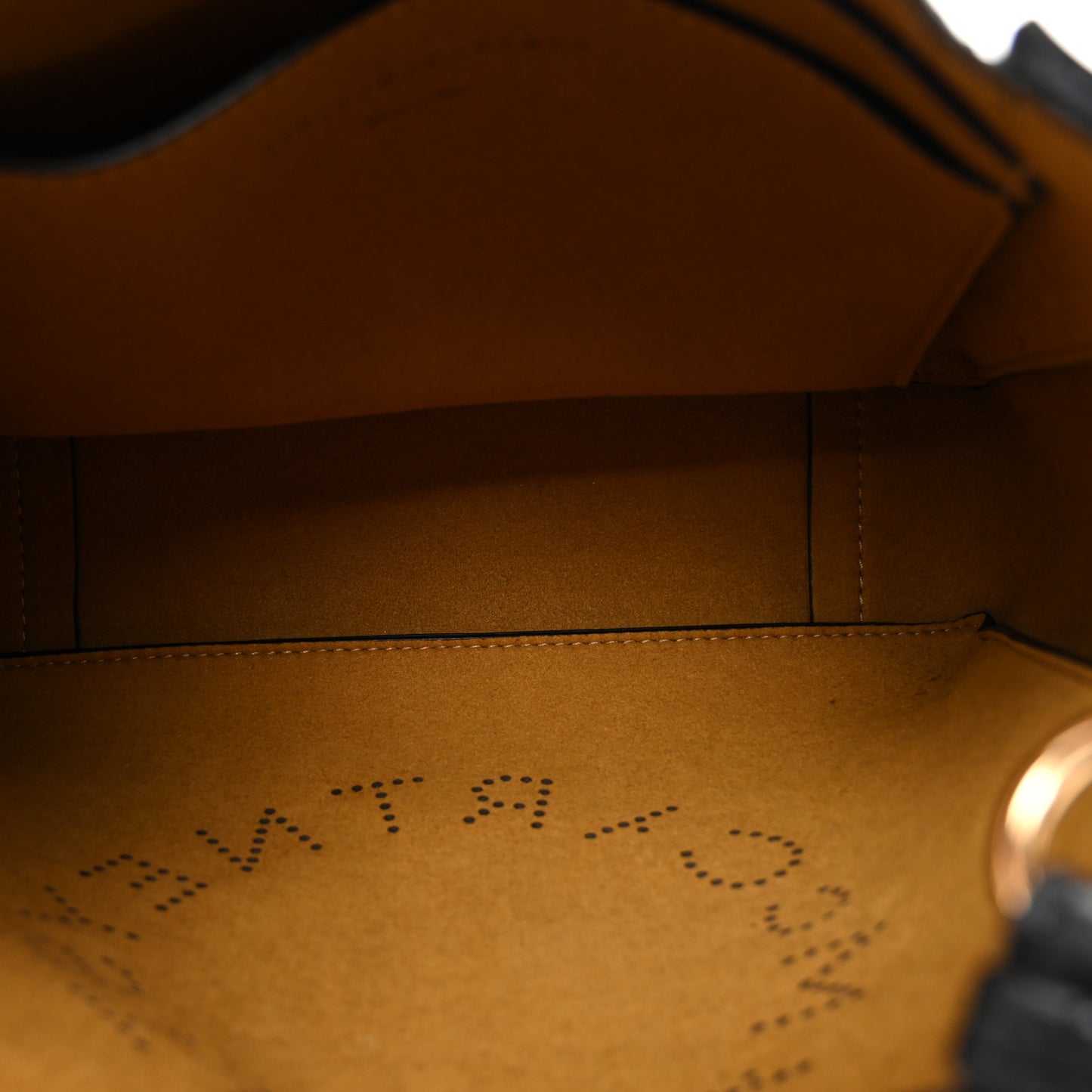 Eco Alter Nappa Perforated Logo Mini Crossbody Black
