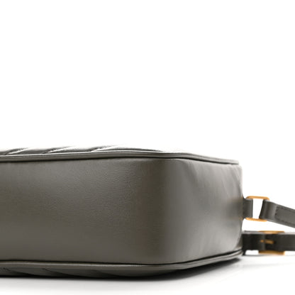 Saint Laurent Calfskin Matelasse Monogram Lou Camera Bag Military Olive 9 of 9