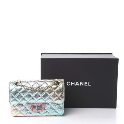 Chanel Metallic Goatskin Quilted Mini 2.55 Reissue Flap Multicolor 11 of 11
