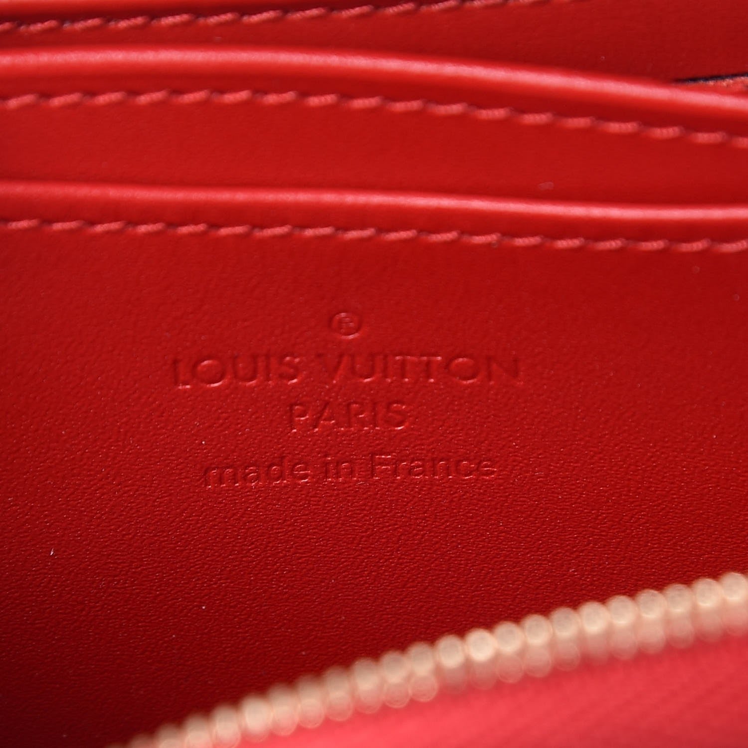 Louis Vuitton Vernis Zippy Coin Purse Cherry 6 of 7