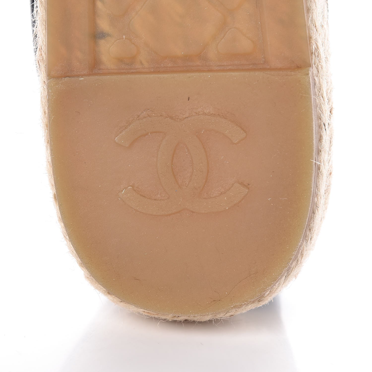 Chanel Lambskin CC Espadrilles 40 Black 7 of 9