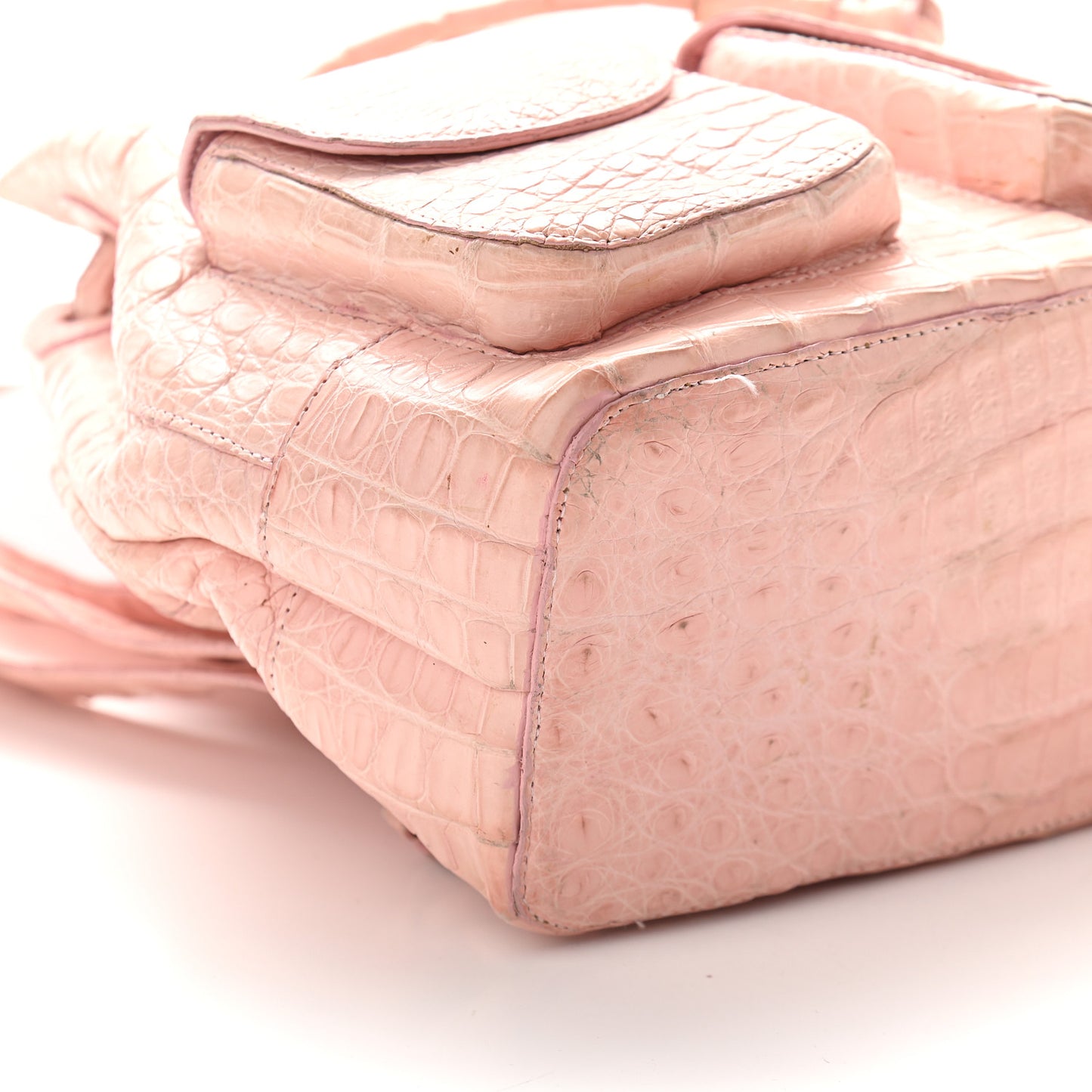Crocodile Backpack Pink