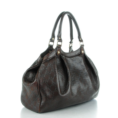 Gucci Guccissima Medium Sukey Tote Chocolate 3 of 7