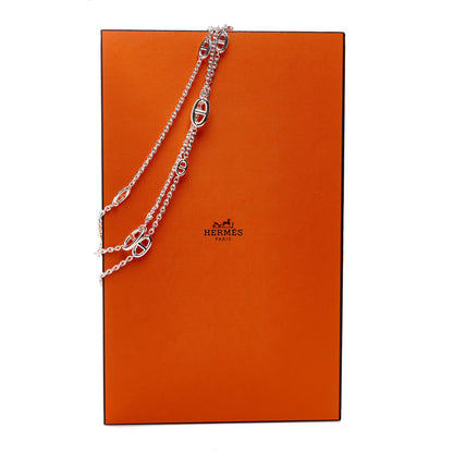 Hermes Sterling Silver Farandole Necklace 160 6 of 6