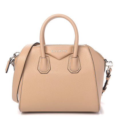 Givenchy Sugar Goatskin Mini Antigona Beige Camel 1 of 10