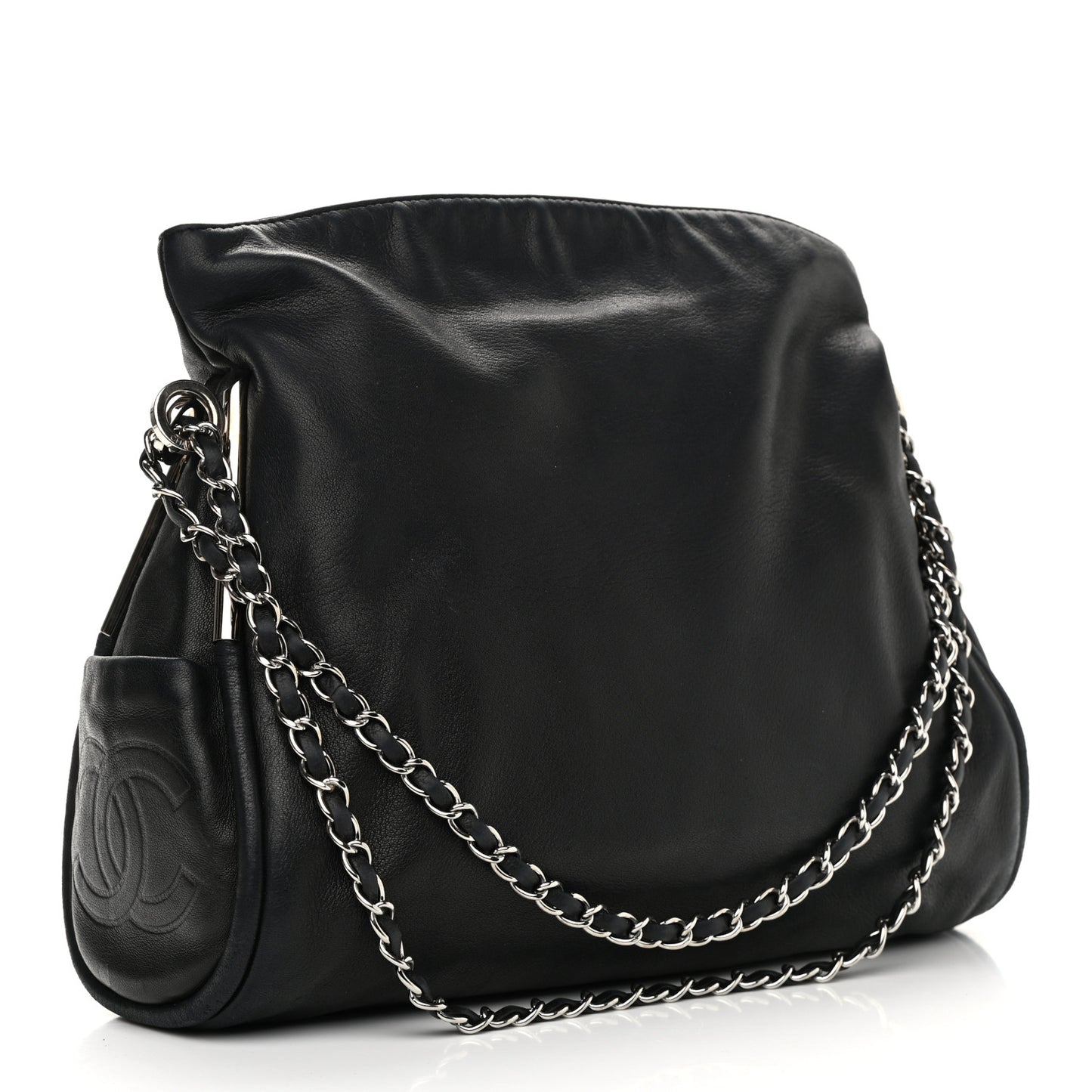 Lambskin Ultimate Soft Hobo Black