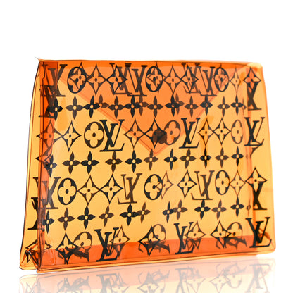 Louis Vuitton PVC Monogram Printed Envelope Pouch Orange 3 of 8
