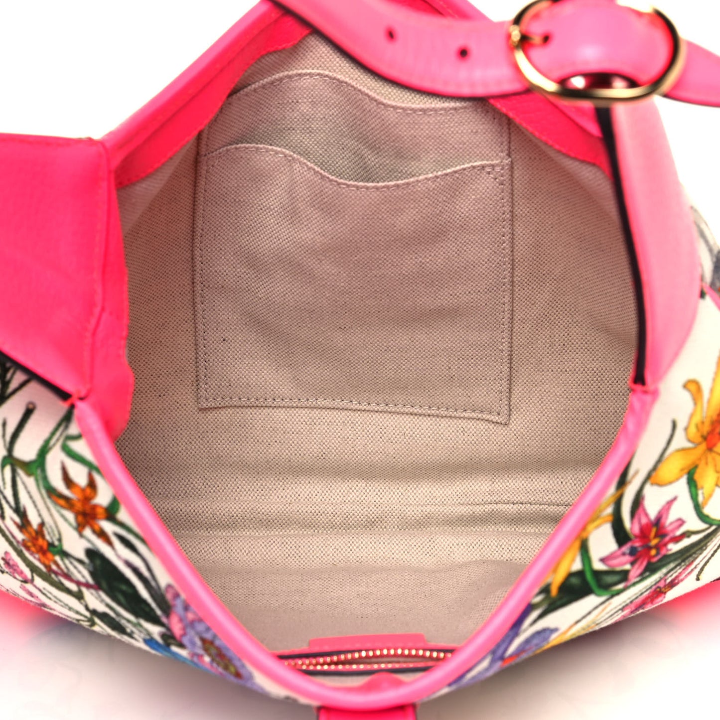 Canvas Flora Medium Jackie Hobo Fuchsia