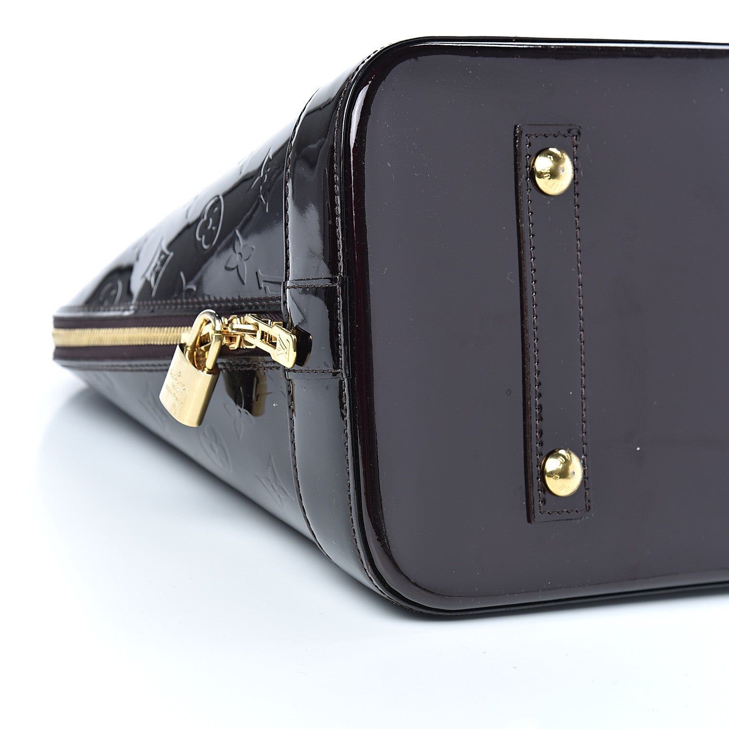Louis Vuitton Vernis Alma GM Amarante 9 of 19