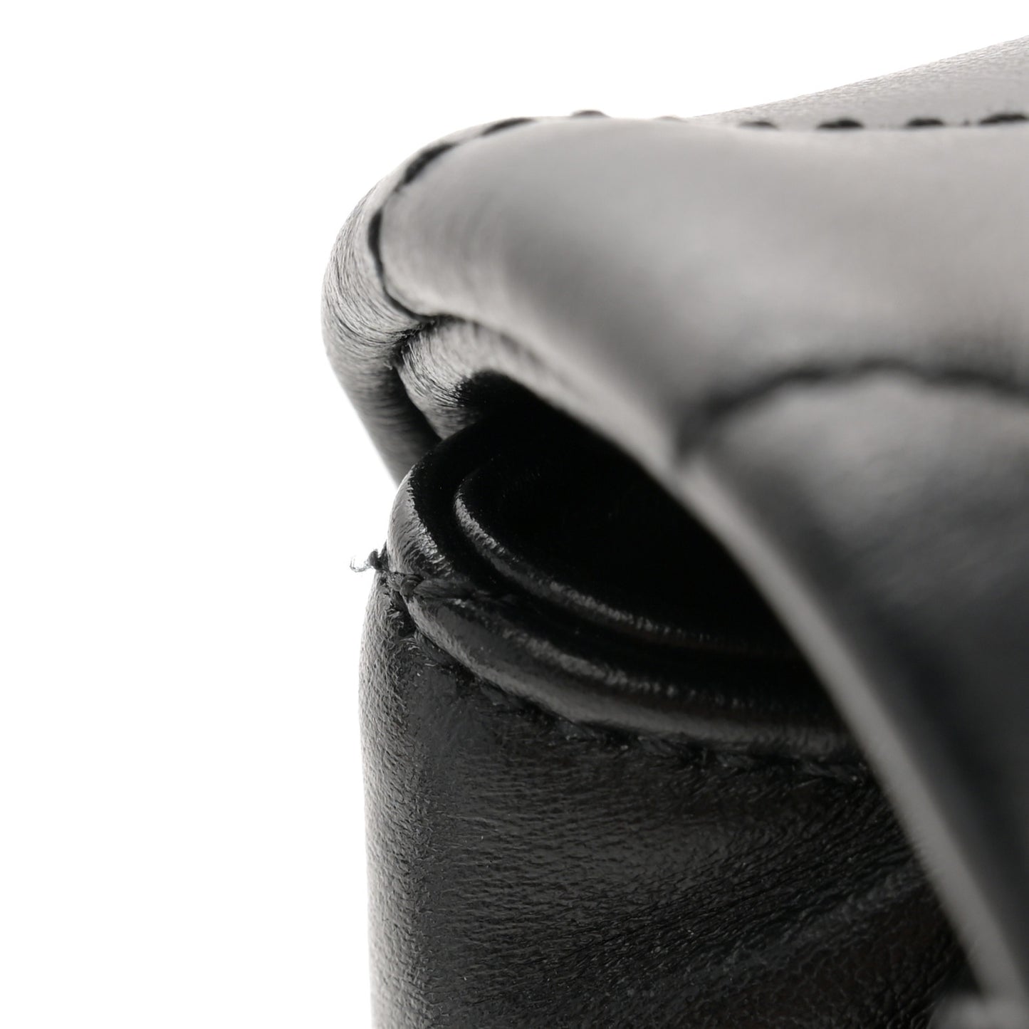 Calfskin Y Quilted Monogram Toy Loulou Crossbody Bag Black