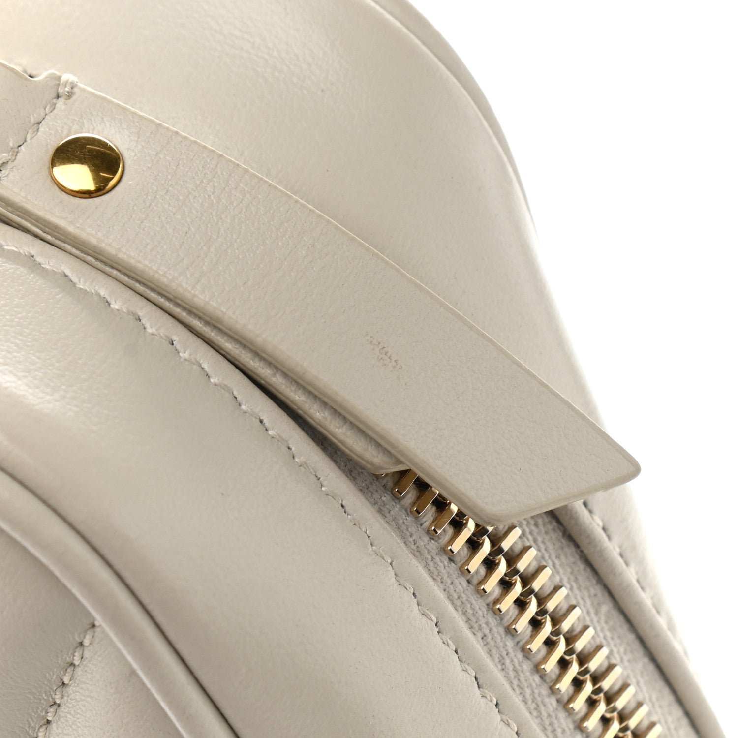 Saint Laurent Calfskin Matelasse Monogram Lou Camera Bag Crema Soft 11 of 12