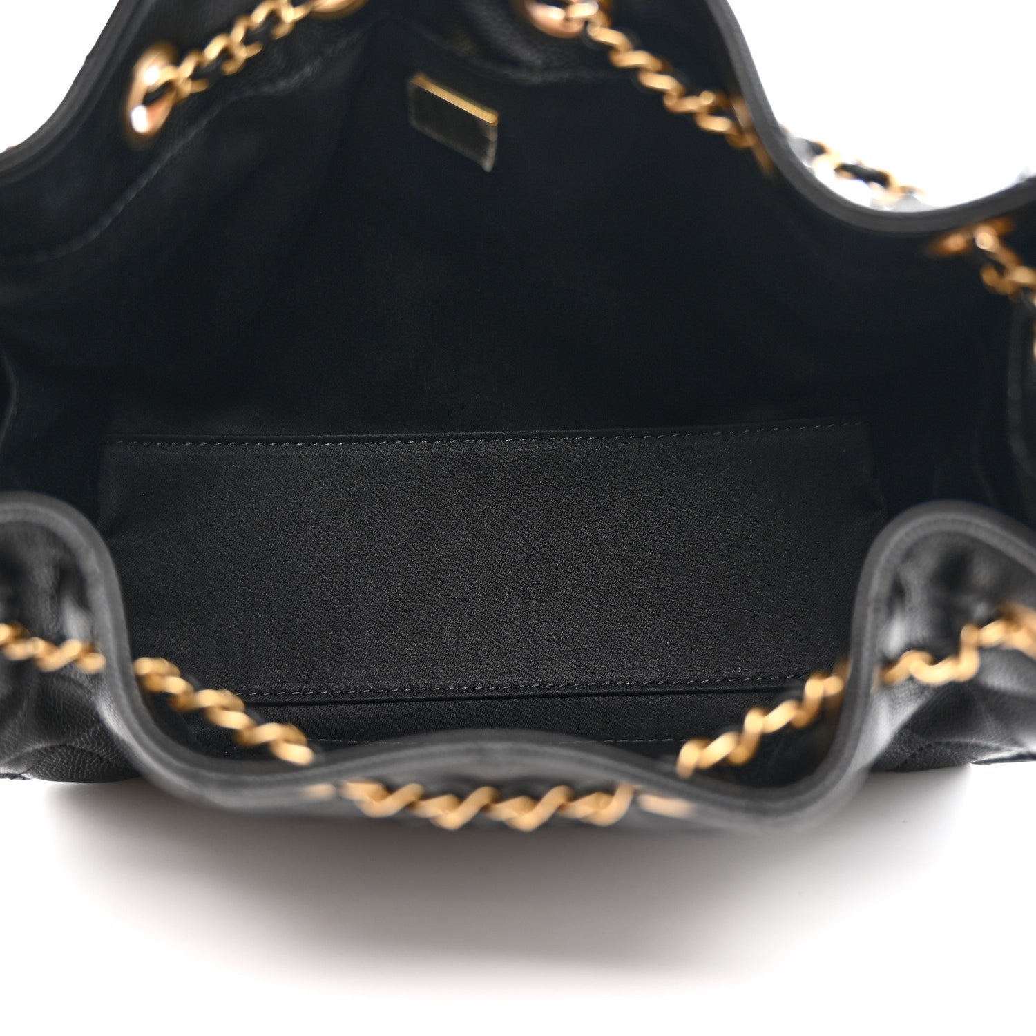 Chanel Caviar Quilted Mini Chanel 25 Handbag Black 5 of 12