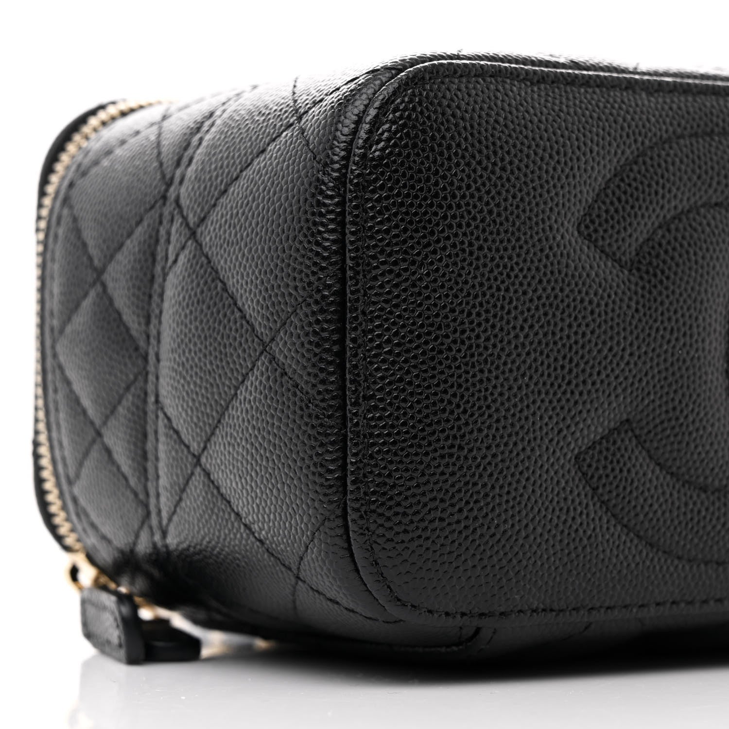 Chanel Caviar Quilted Trendy Handle Mini Vanity Black 9 of 11