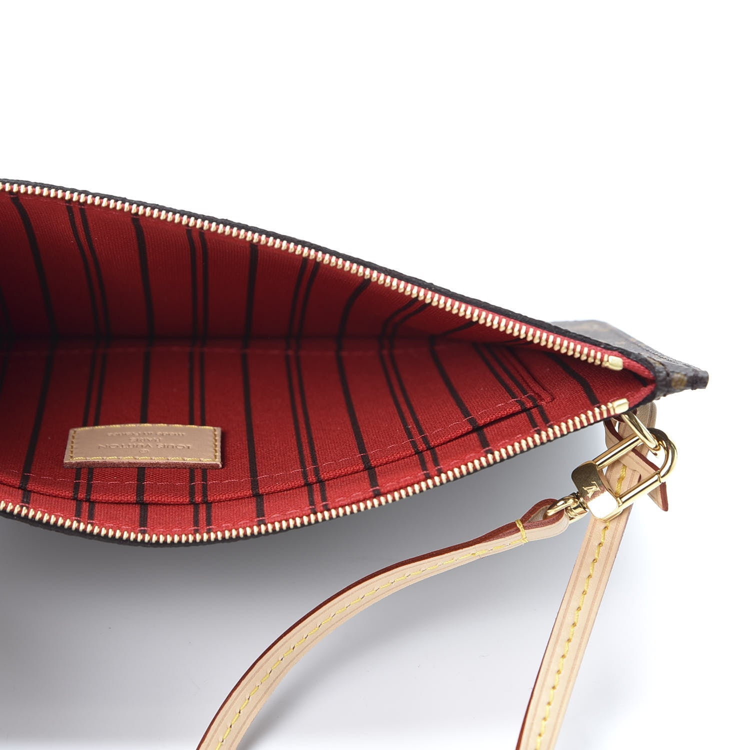 Louis Vuitton Monogram Neverfull MM GM Pochette Cherry 4 of 8