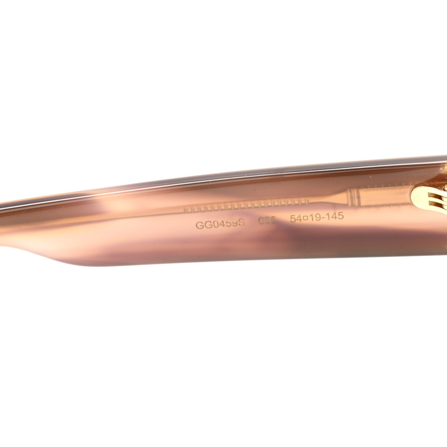 Acetate Square Frame Sunglasses GG0459S Tortoise Grey