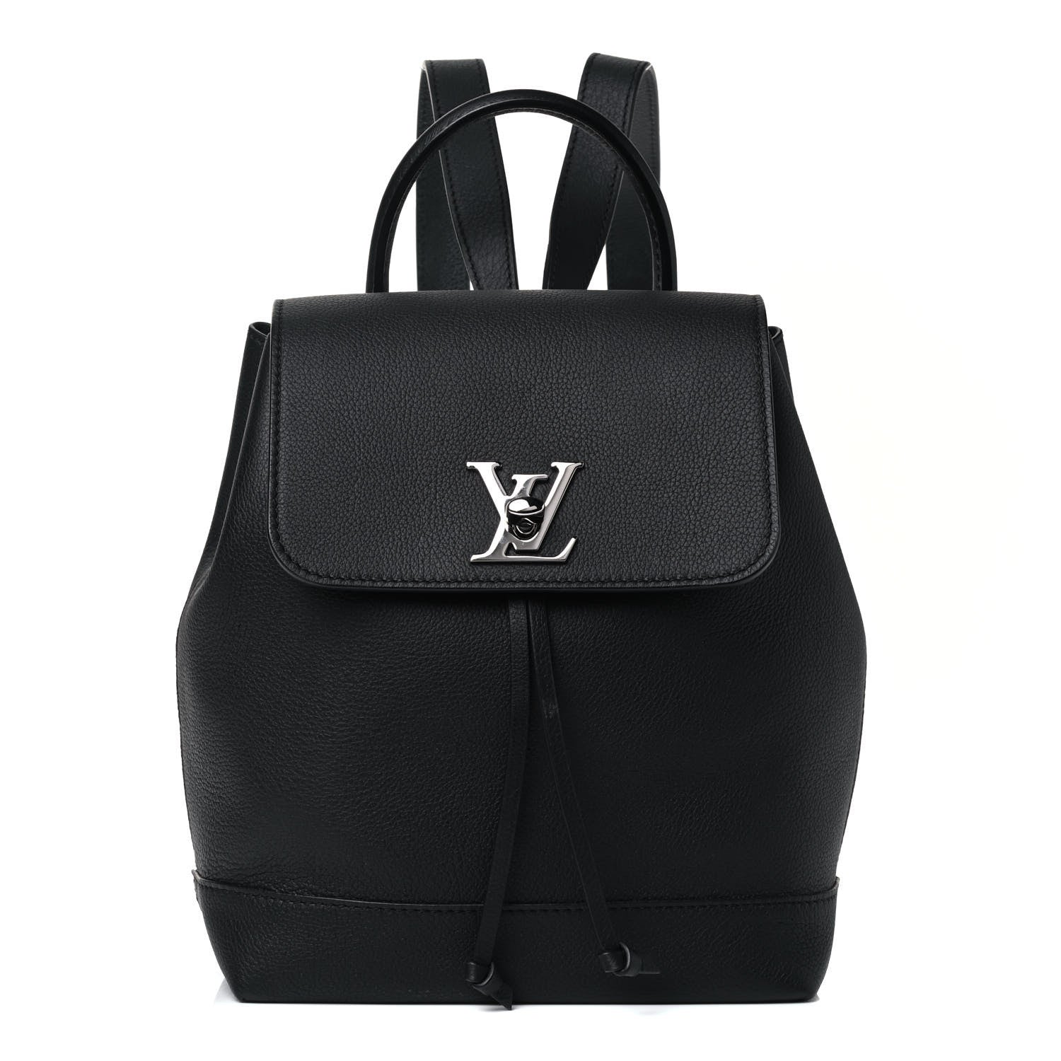 Louis Vuitton Calfskin Lockme Backpack Black 1 of 4