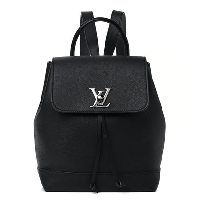 Louis Vuitton Calfskin Lockme Backpack Black 1 of 4