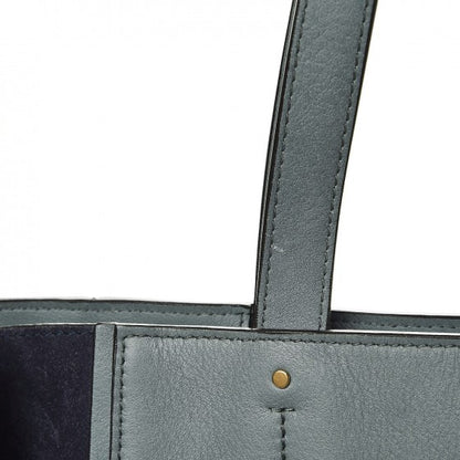 Chloe Smooth Calfskin Medium Milo Shopping Tote Cloudy Blue 8 of 9