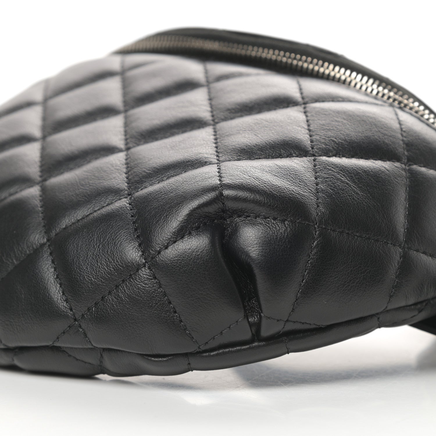Chanel Calfskin Quilted Waist Belt Bag Black 11 of 11