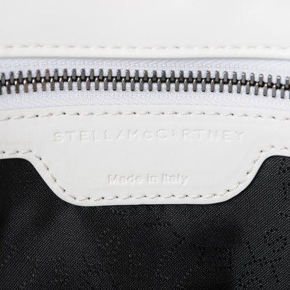 Stella McCartney Woven Moire Falabella Tote Pure White 6 of 10