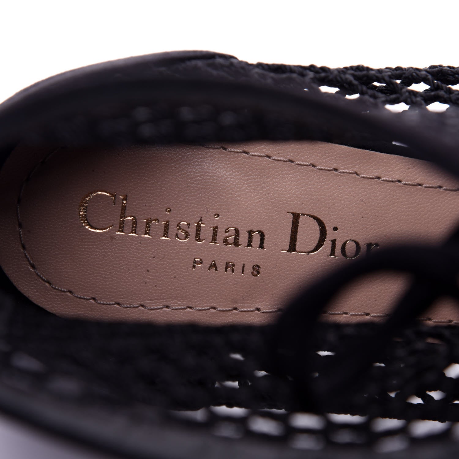 Christian Dior Suede Resille Naughtily-D 30mm Ankle Boots 39.5 Black 8 of 11